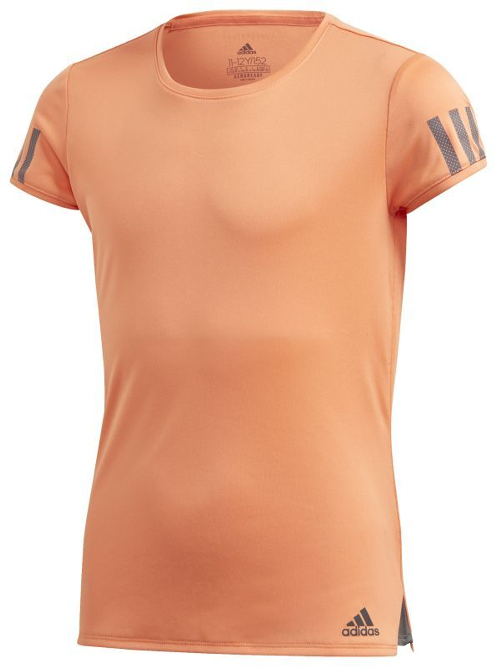 Футболка для девочки теннисная Adidas G Club Tee - amber tint/grey six