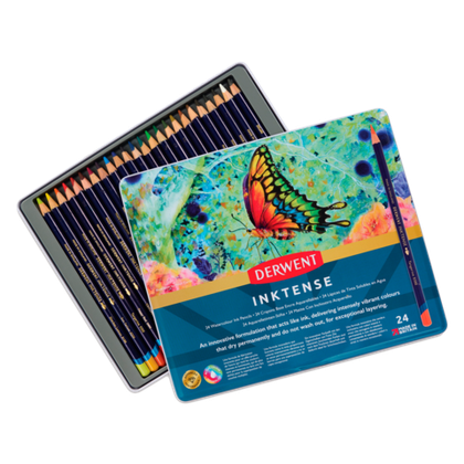 Derwent Inktense набор 24 цвета