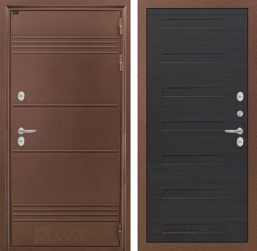 Дверь с терморазрывом входная Лабиринт Термо Лайт 14 Эковенге