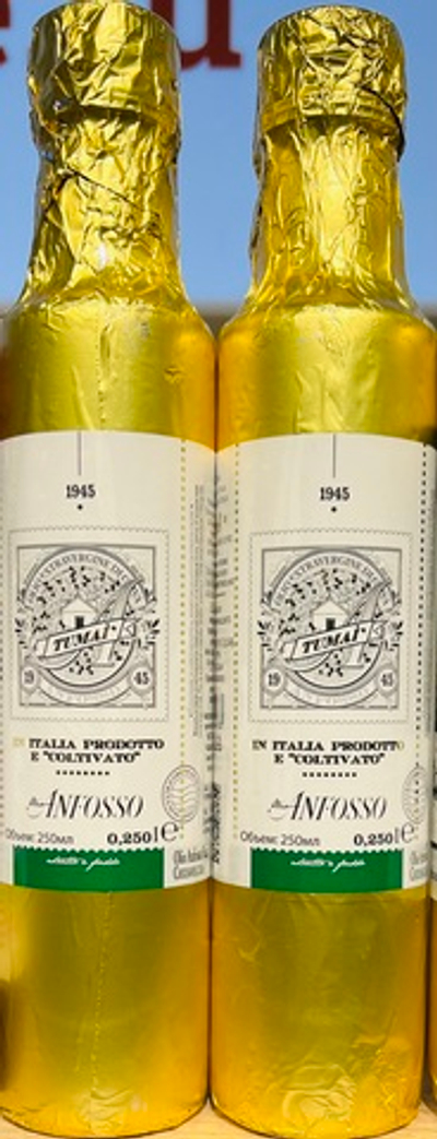 Масло оливковое Экстравирджин высшего качества «Тумаи» Анфосо 250 мл