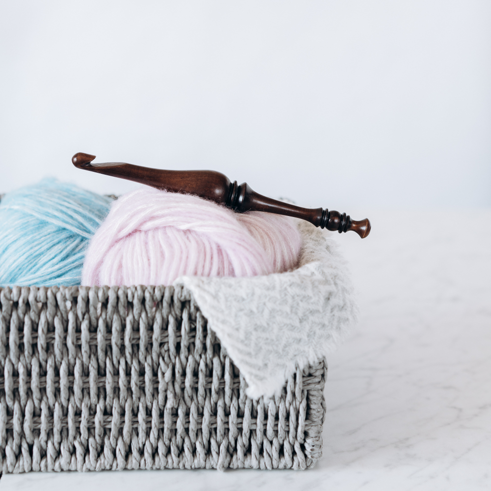 Деревянный крючок для вязания из древесины кедра 9 мм. K251