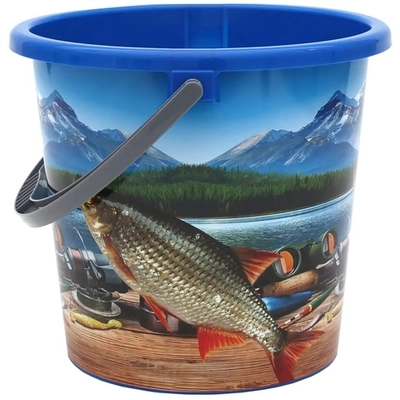 Ведро Рыбалка 10л пластиковое