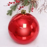 Новогодний шар 30 см «Глянец», красный