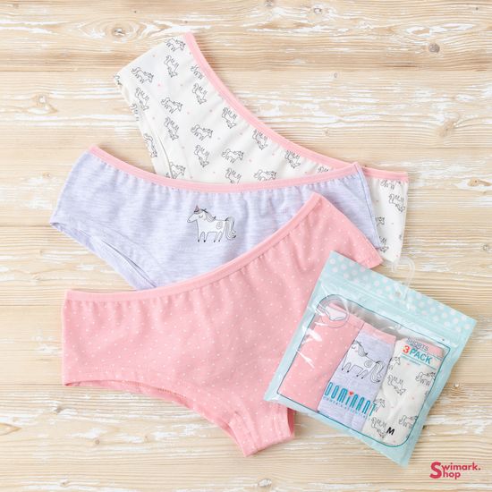 Трусики женские DOMINANT 85000-140, SHORT, 3 шт. в уп.