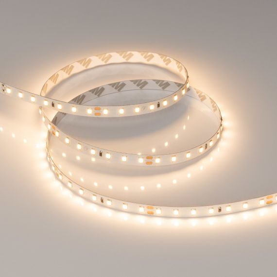 Светодиодная лента Arlight 10W/m 98LED/m 2835SMD теплый белый 5M UL-A98-8mm 24V Warm2700 040008