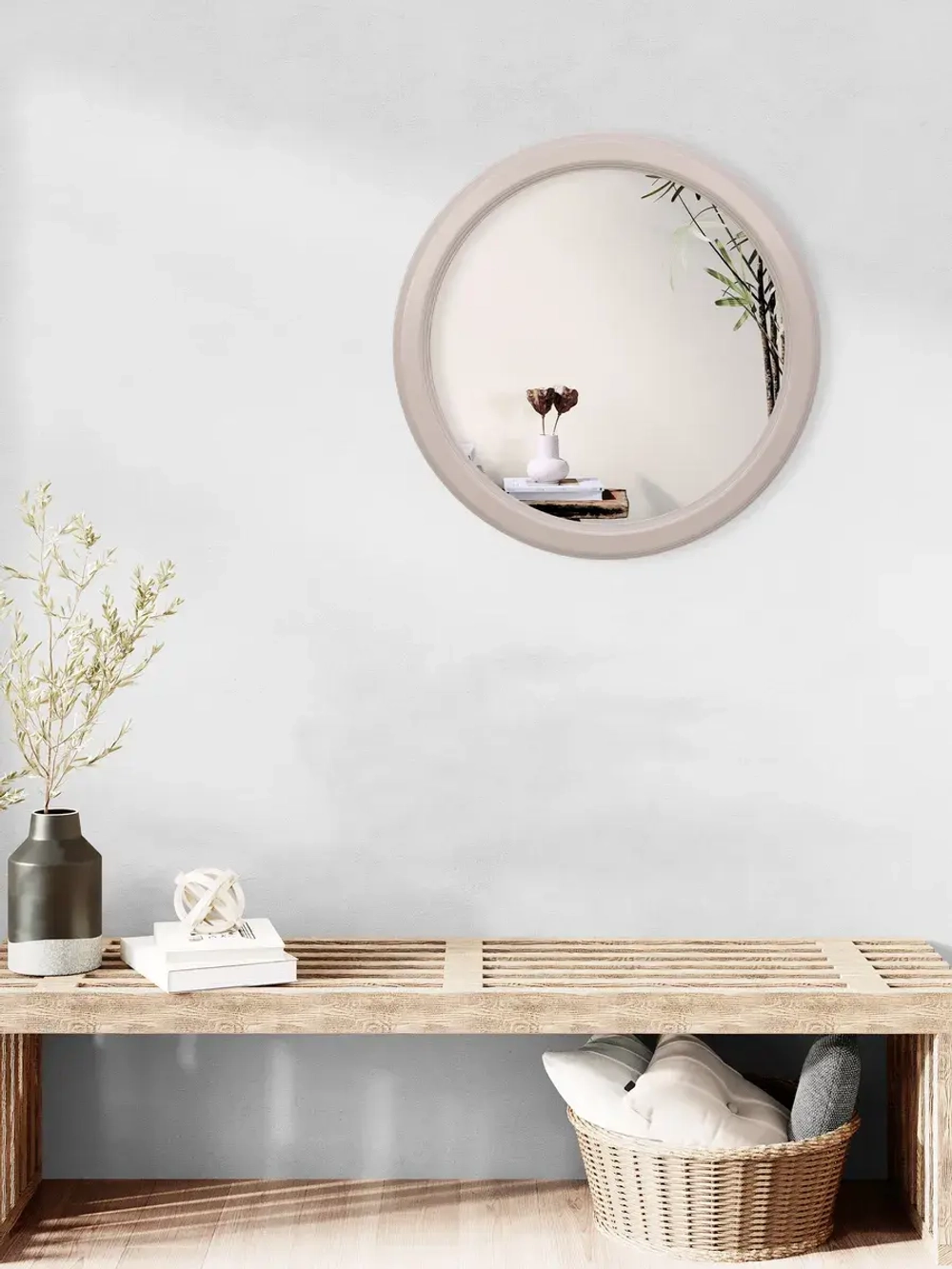 Зеркало настенное для прихожей 47 см