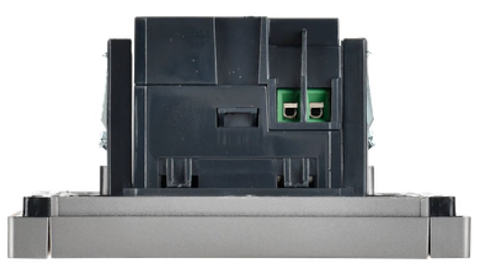 FORTE&PIANO Розетка USB A+C 18Вт FP551 сталь IEK