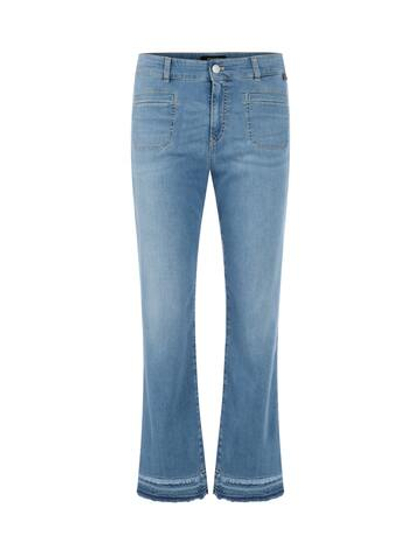 Marc Cain Джинсы укороченные с накладными карманами