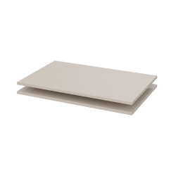 Шкаф распашной с наполнением (11 полок + 2 ящика + штанга) ШК 5 (1600), Меланж