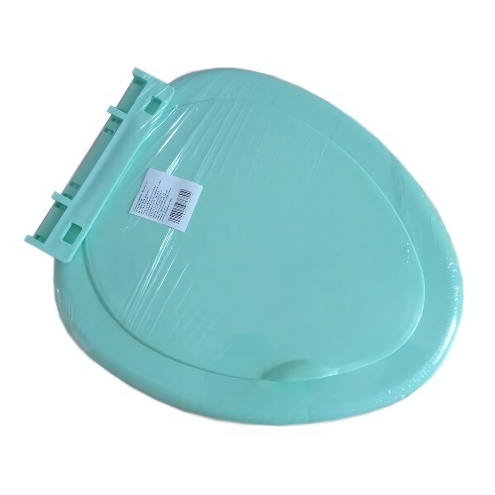 Сиденье для унитаза с планкой цвет салатовый в индивид. термоупаковке