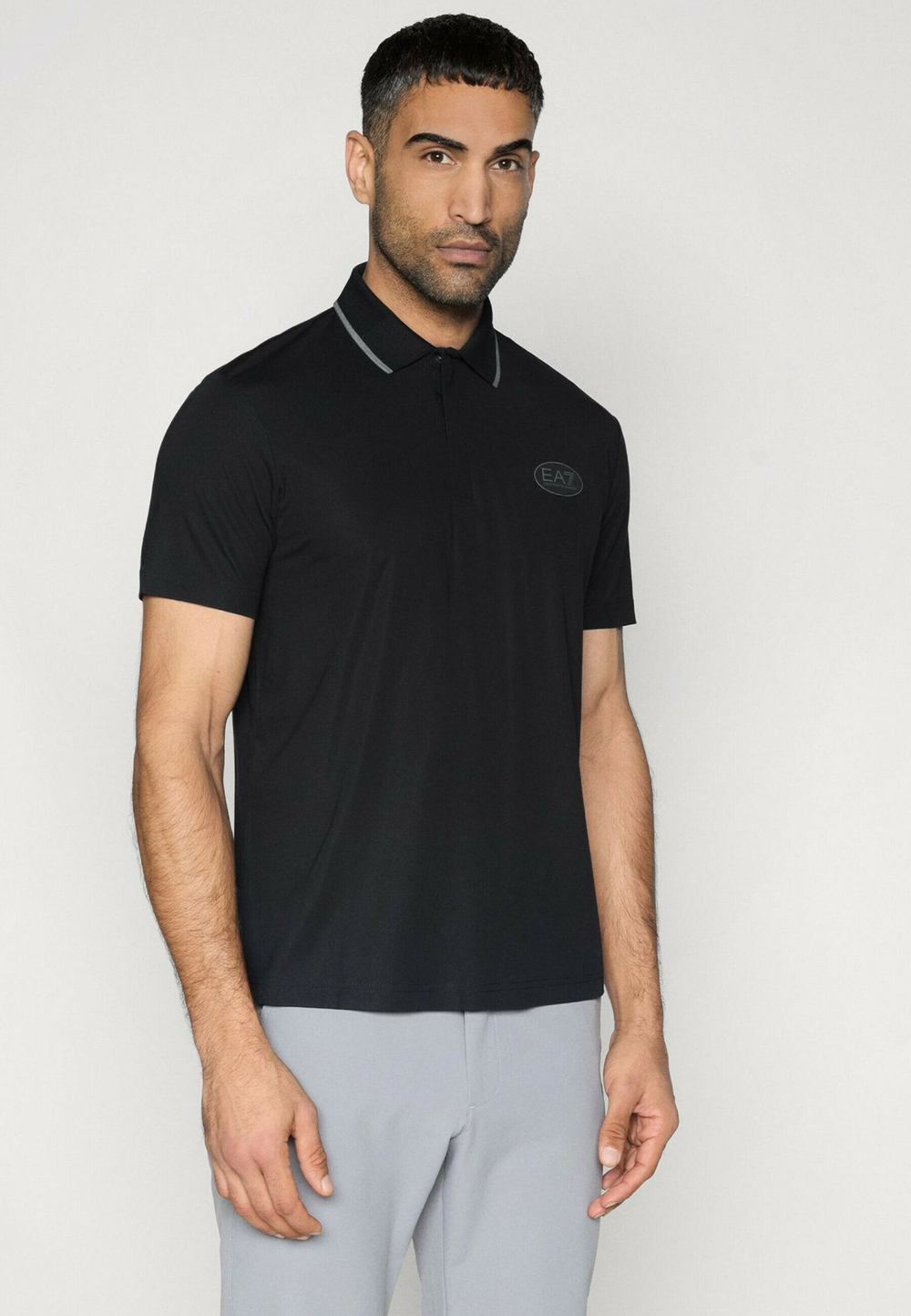 EA7 Emporio Armani Футболка-поло - Чёрный