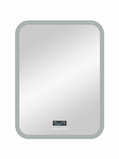 Зеркало "Glamour LED" с многофункциональной панелью 600x800