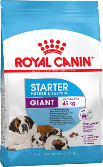 Royal Canin Giant Starter Mother & Babydog для щенков до 2-х месяцев, беременных и кормящих сук очень крупных пород