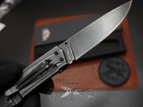 Складной нож Городской универсальный НОКС "Капитан", сталь AUS-8 333-580006 c клинком из стали AUS-8, рукоять Stainless Steel