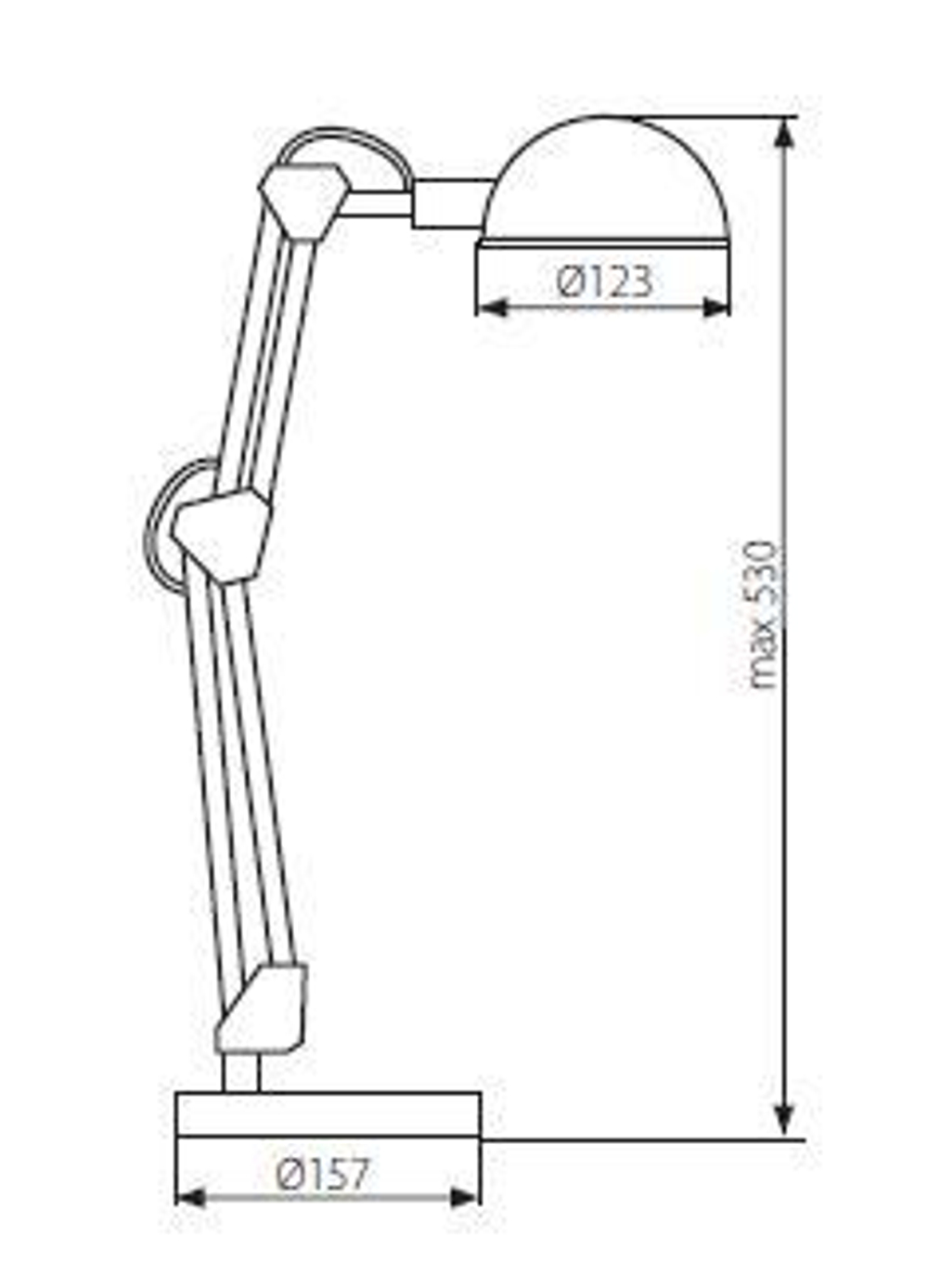 Настольная лампа e14 KANLUX PIXA KT-40-W