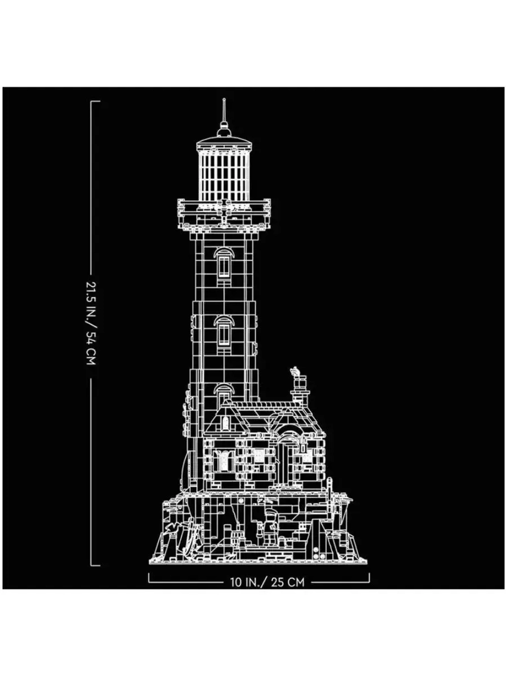 Конструктор Моторизованный маяк 2065 деталей 92882