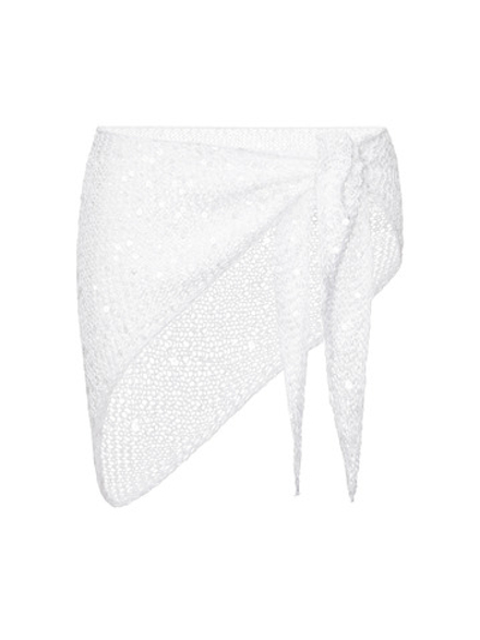 Вязаный платок Foam белый