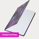 Ежедневник недатированный с резинкой А5 (145х203 мм) BRAUBERG твердый фольга 128 л. "Tropical" (2 штуки в упаковке)