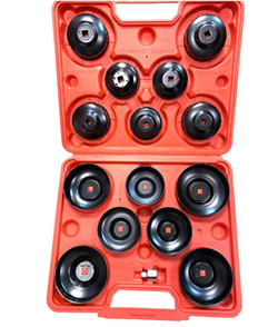 Набор чашек для снятия масляного фильтра, 14 предметов, horex, арт. № HZ 25.1.009W