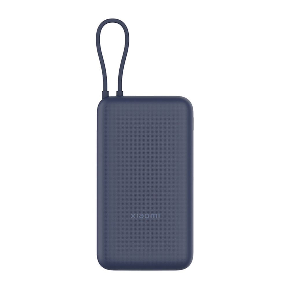 Внешний аккумулятор со встроенным кабелем Xiaomi 33W Power Bank (Integrated Cable) (20000 мА·ч) (версия Global), Синий