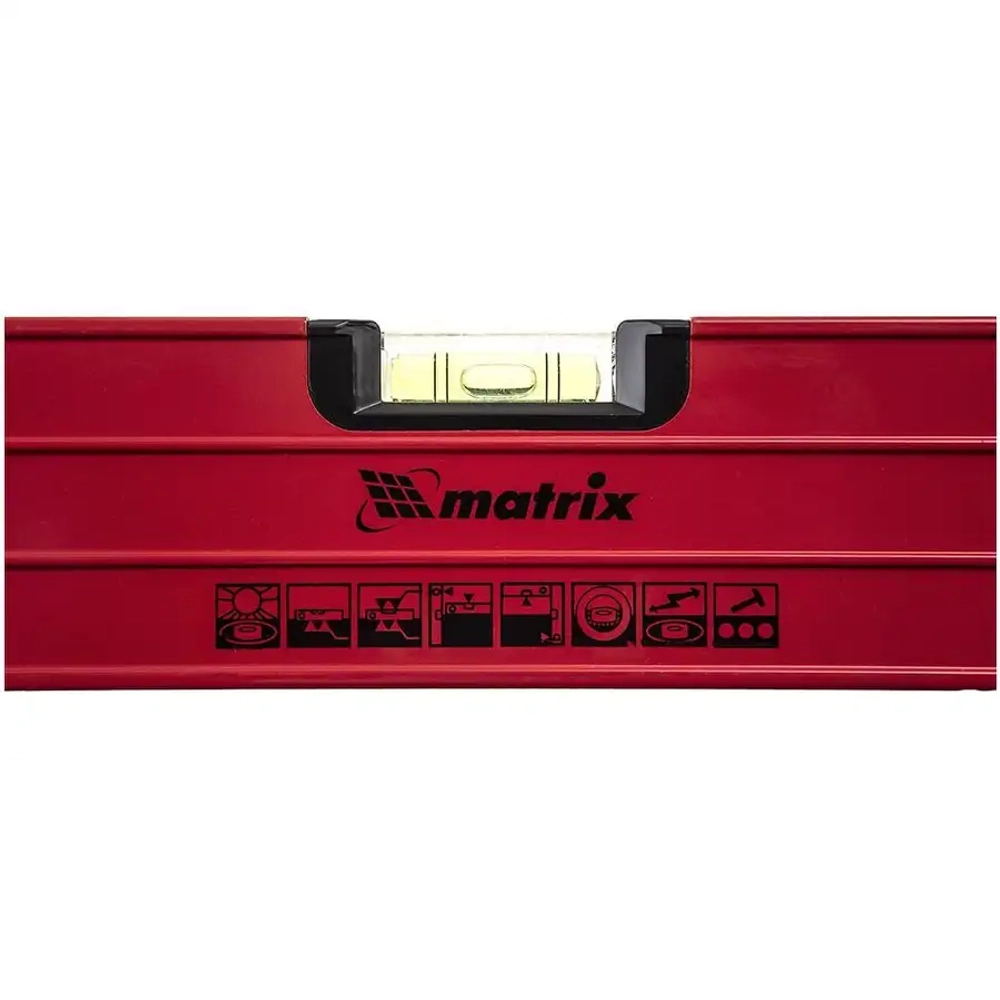 Уровень алюминиевый, 1200 мм, фрезерованный, 3 глазка MATRIX 34512