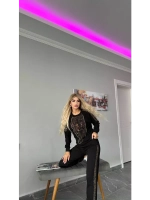 Костюм с принтом леопарда