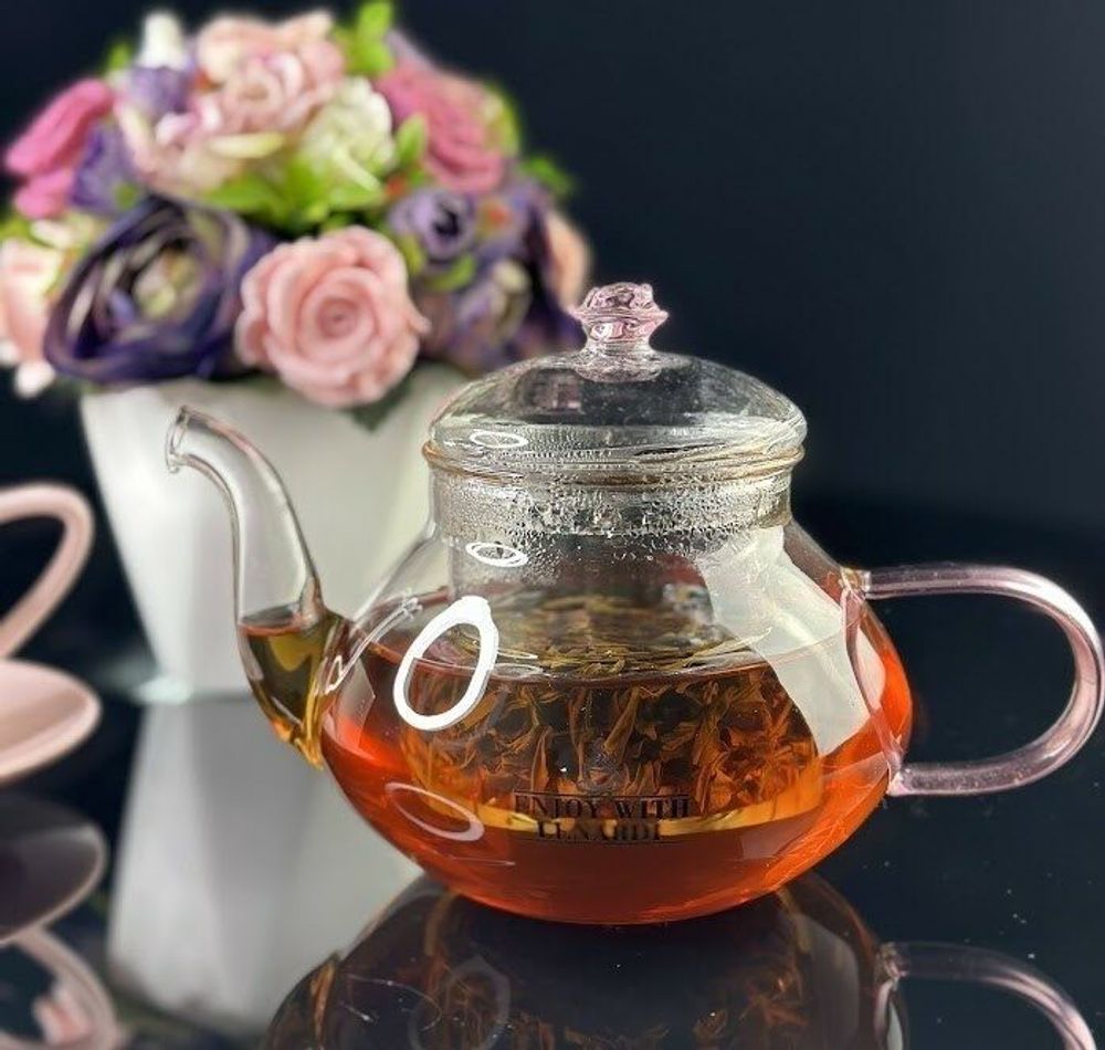 Lenardi 139-042 Чайник заварочный 500мл. в под.уп.(х24)Стекло