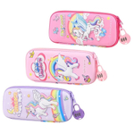 Пенал-косметичка Basir без наполнения, 22,5*10*5,5 см, серия "Единорог", ассорти