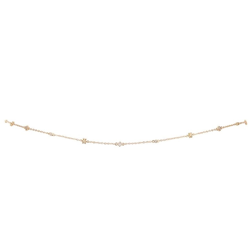 Цепочка на тело Ромашка – Золото