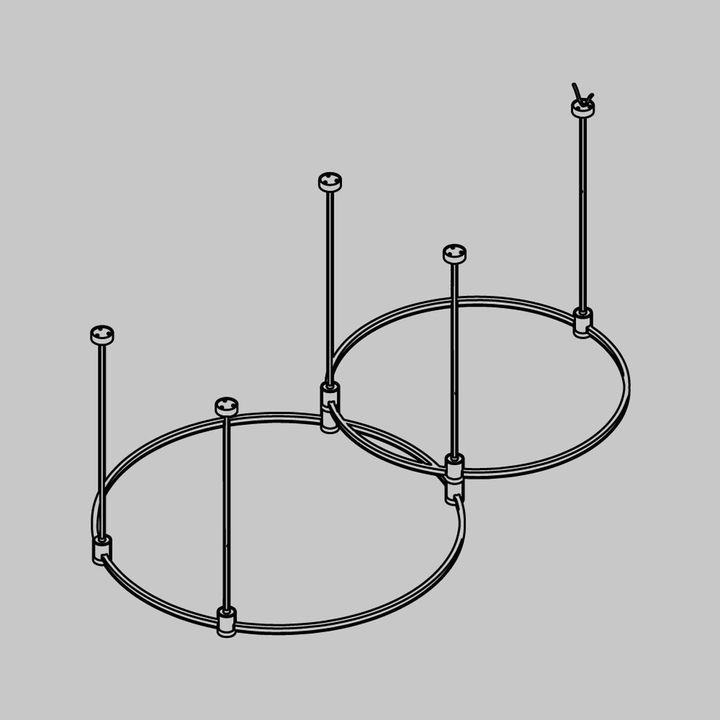 Основание Medium для трековых светильников Maytoni Technical Flarity TFC-Flar-M01-B