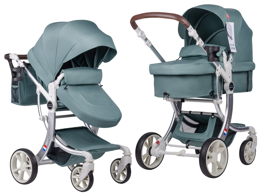 Коляска трансформер Aimile New Pearl (Изумрудный NDP-2)