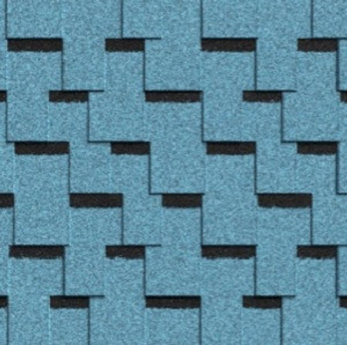 Черепица гибкая Icopal Plano Claro Голубой Океан