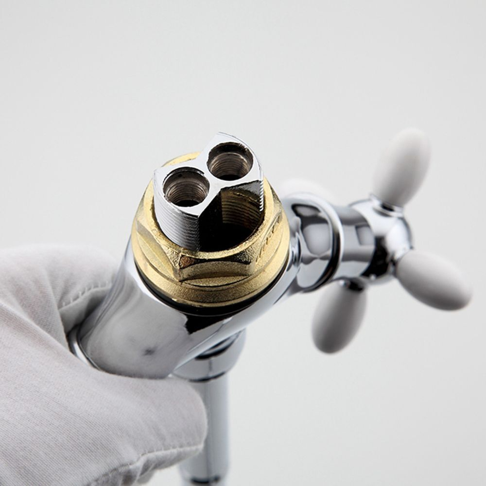 Смеситель для кухни, Frud, гибк излив, с кран-буксой, бел, R43127-7