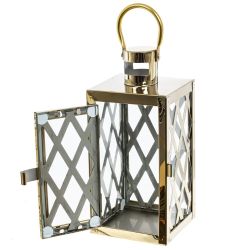 GAEM Подсвечник "Фонарь", L10 W10 H23 см