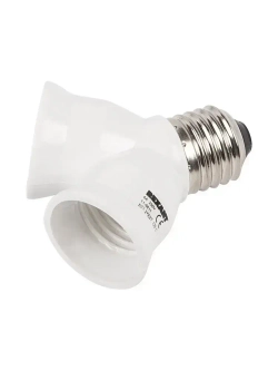 Патрон разветвитель под лампочки Е27 REXANT