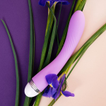 Фиолетовый вибратор 22см ToyFa Flovetta Lantana 457704