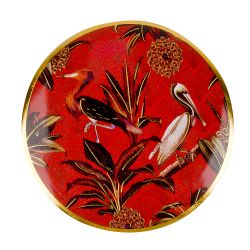 Подсвечник-шкатулка декоративная "Casablanca"12*4см (фарфор,воск) (подарочная упаковка)