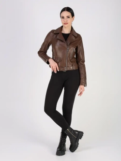 Кожаная куртка демисезонная косуха
