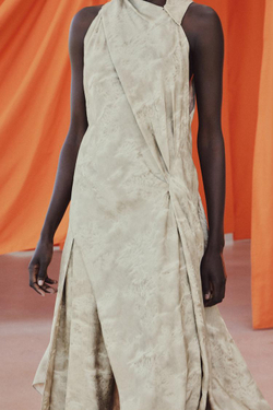 ZARA ТОП АСИММЕТРИЧНОГО КРОЯ ЖАККАРД — ZW COLLECTION, БЕЖЕВЫЙ