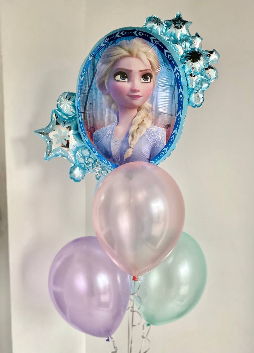 Воздушные шары для девочки Эльза, Холодное сердце, Зеркало №1391