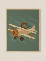 Постер 30х40 см в детскую мальчика Ретро