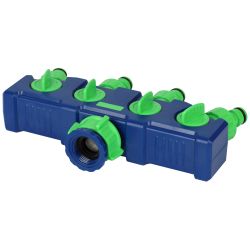 Распределитель GREEN APPLE GAP-FA4 четырехканальный пластик | Аксессуары для полива Green Apple