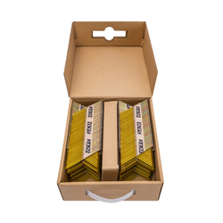 Реечные гвозди по дереву для нейлера, с кольцевой накаткой (ершеные), ГАЛЬВАНИЗИРОВАННЫЕ, Toua 50/63/75/90/100 мм