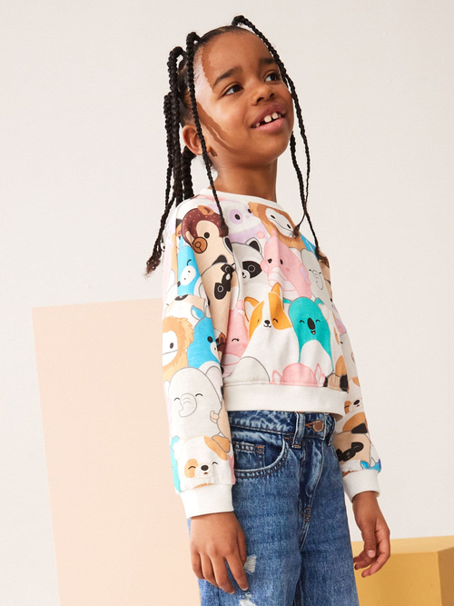 Толстовка для девочки Next K88-526, Молочный