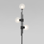 Напольный светильник со стеклянными плафонами 01383/3 черный