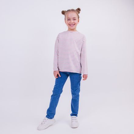 Джинсы зауженные "Синие" 7+