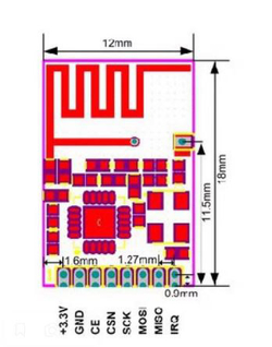 Радиомодуль nRF24L01 - Mini