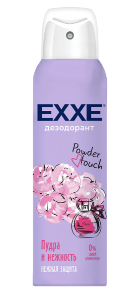 EXXE  део-спрей женский 150мл Powder touch /1/24