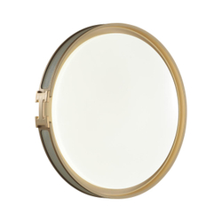 7654/DL COLOR SN 132 Светильник пластик/белый/серый/золотой LED 48Вт 4000К D405 IP43 FAVEMO GREY