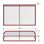 Ворота хоккейные (сетка в комплекте) Romana 203.09.00
